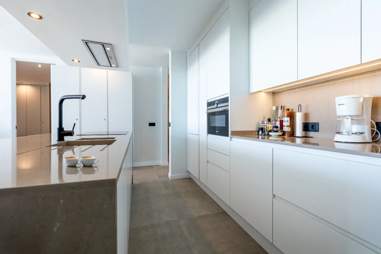 Vista del Silencio - kitchen-counter-with-black-tap